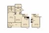 Aliso Creek Floorplan A – 1 Bedroom 1 Bath Floor Plan Layout – 795 Square Feet