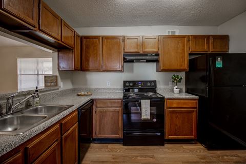 Kitchen at Towne Centre Village, Mesquite, TX, 75150