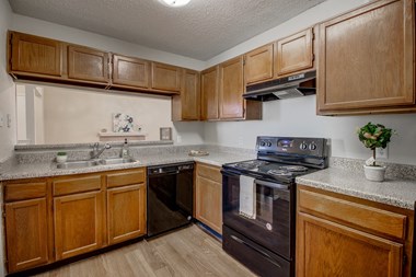 Fully Furnished Kitchen at Towne Centre Village, Mesquite, TX - Photo Gallery 2