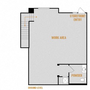 Residence 22 - 1 Bedroom 2 Bath Floor Plan Layout - 1875 Square Feet