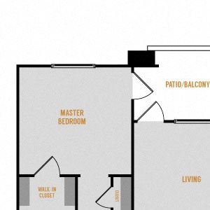 Residence 15 - 3 Bedroom 2 Bath Floor Plan Layout - 1361 Square Feet