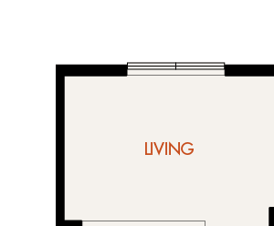 Amethyst - 1 Bedroom 1 Bath Floor Plan Layout - 543 Square Feet