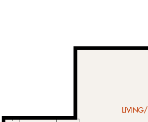 Heliotrope - 1 Bedroom 1 Bath Floor Plan Layout - 893 Square Feet