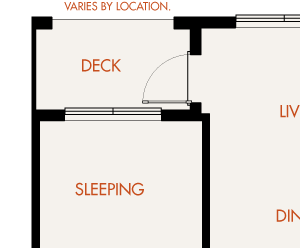 Kelly Green - 2 Bedroom 2 Bath Floor Plan Layout - 980 Square Feet