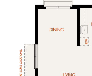 Ochre - 2 Bedroom 2 Bath Floor Plan Layout - 1179 Square Feet