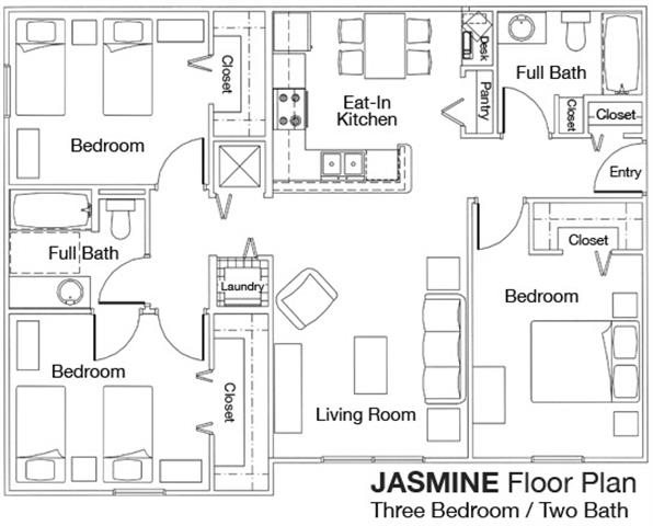 3x2 Floor Plan 3
