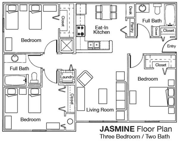 3x2 Floor Plan 3