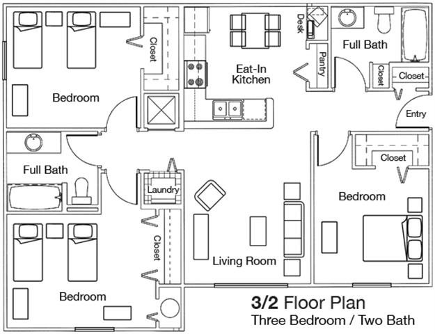 Floor plan Floor plan at Windsong, Lake City