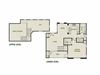 The Kensington - 1 Bedroom 1 Bath Floor Plan Layout - 900 Square Feet
