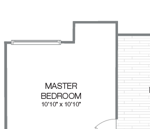 Pierce - 2 Bedroom 2 Bath Floor Plan Layout - 865 Square Feet