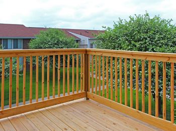 Personal Patio or Wood Deck Balcony