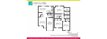 The Crescendo - 3 Bed, 2.5 Bath Town Home,  Optional Garage