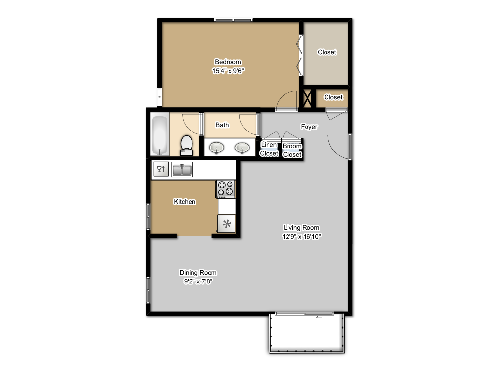 one bedroom gladstone missouri various floorplans