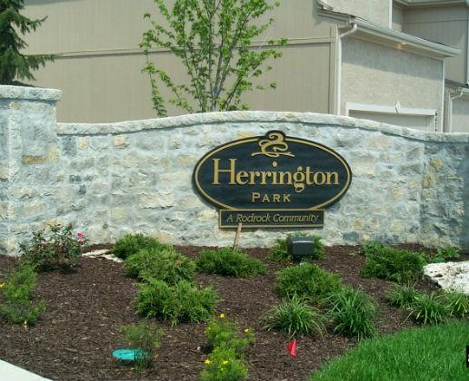 a sign in front of a building