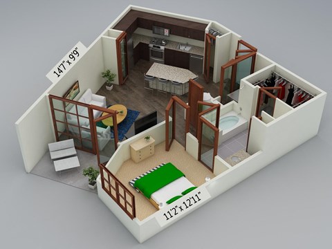 2949 Parkwood Blvd. 1-2 Beds Apartment for Rent - Photo Gallery 21