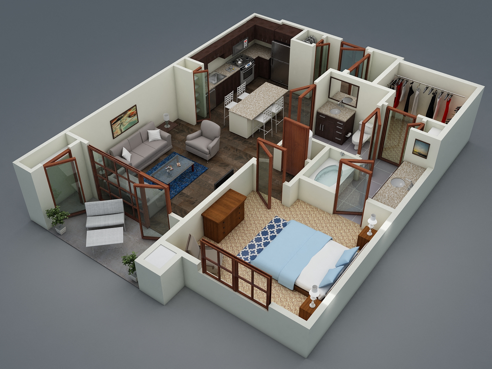 A10 Floorplan-Balcony not included