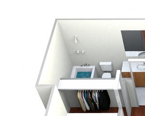 2 Bedroom, 2 Bath (C)