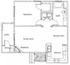 The Altair 1 Bed 1 Bath Floorplan The Altair 1 Bed 1 Bath Floorplan at Sterling Village Apartments