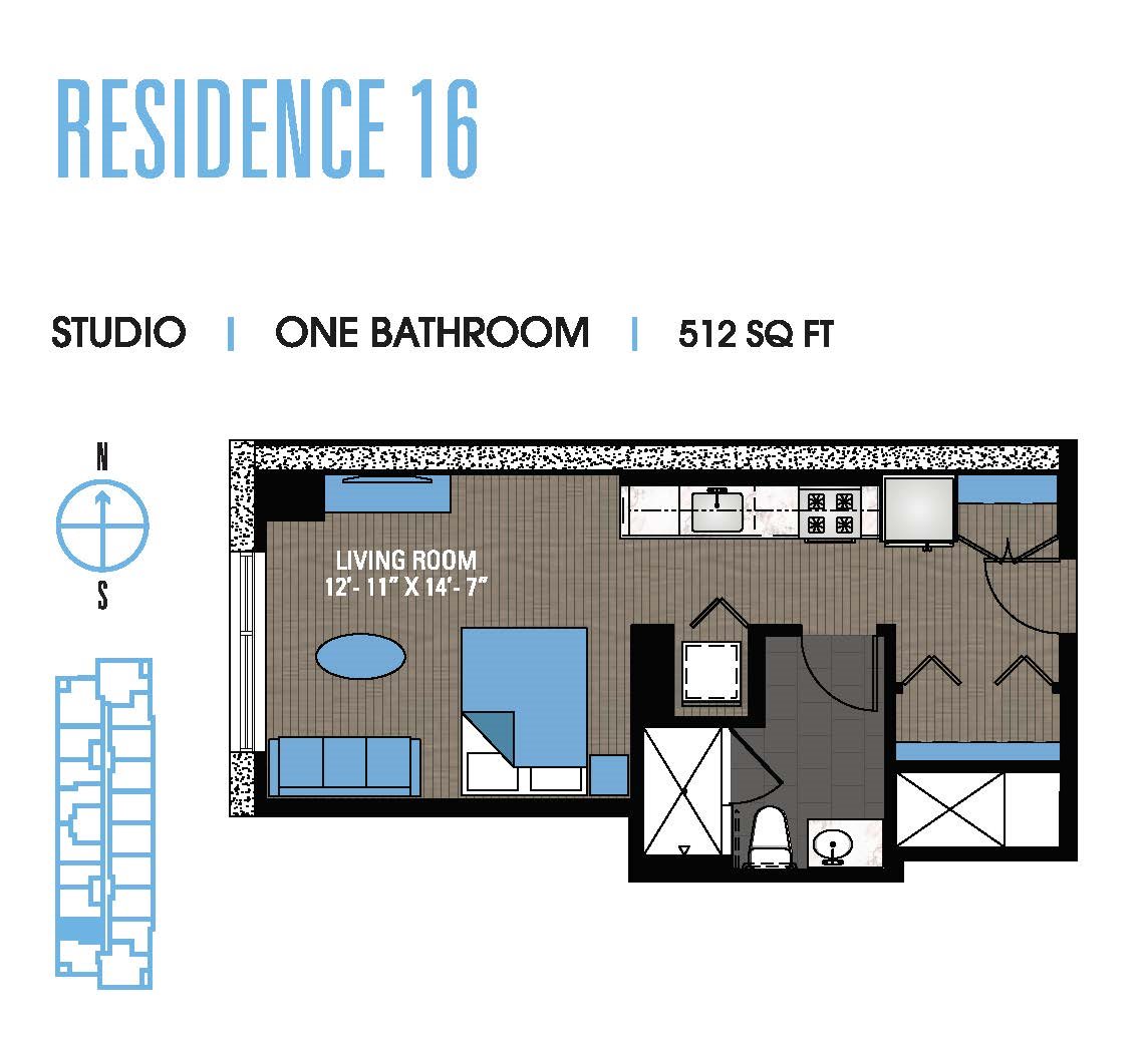 Studio 16 Floor Plan 1