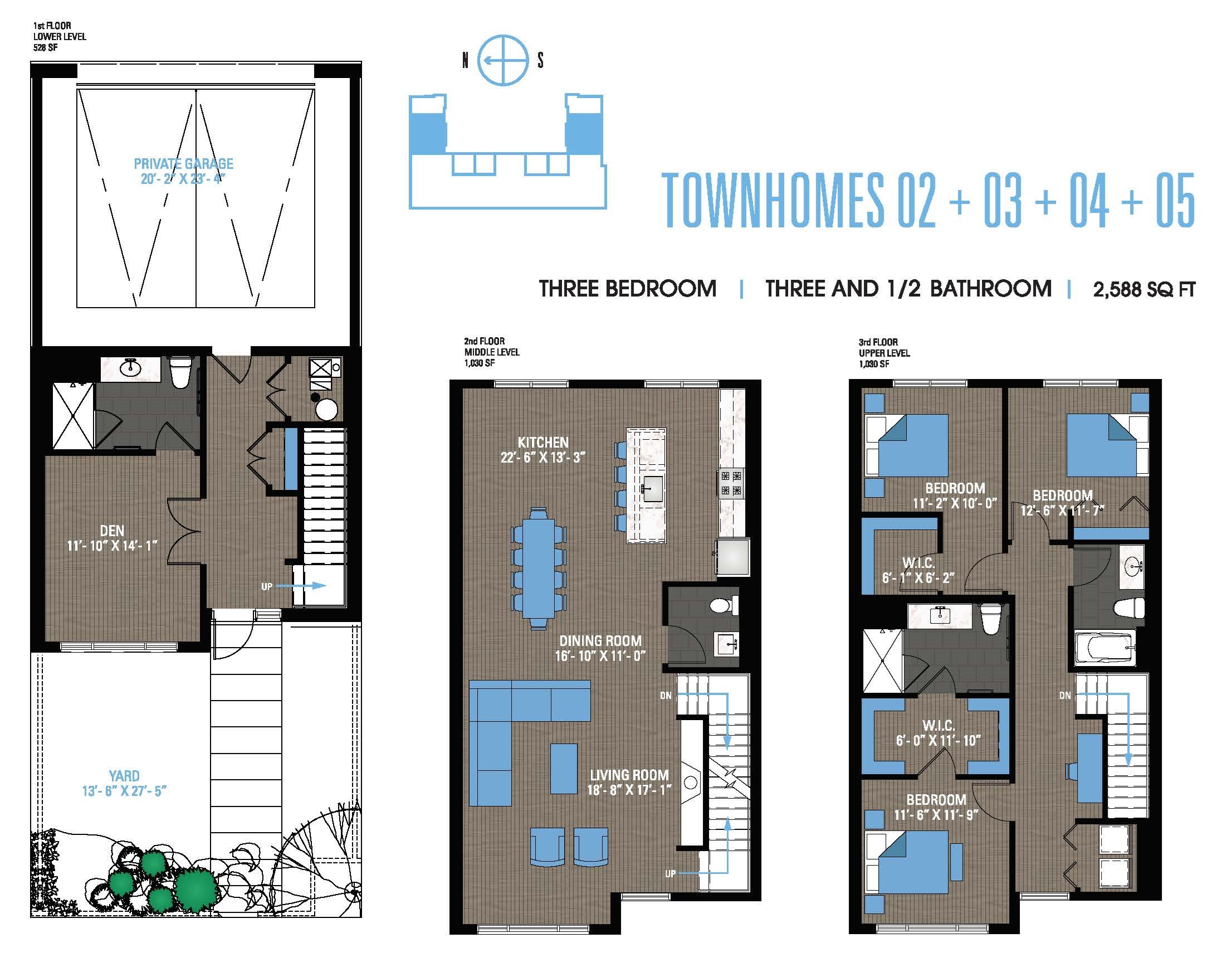 Townhome 02+03+04+05 Floor Plan 17