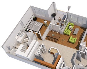 B2 2 Bed 2 Bath