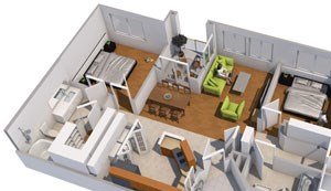 C1 3 Bed 2 Bath