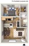 One Bedroom One Bathroom