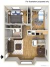 2 Bedroom 1 Bathroom
