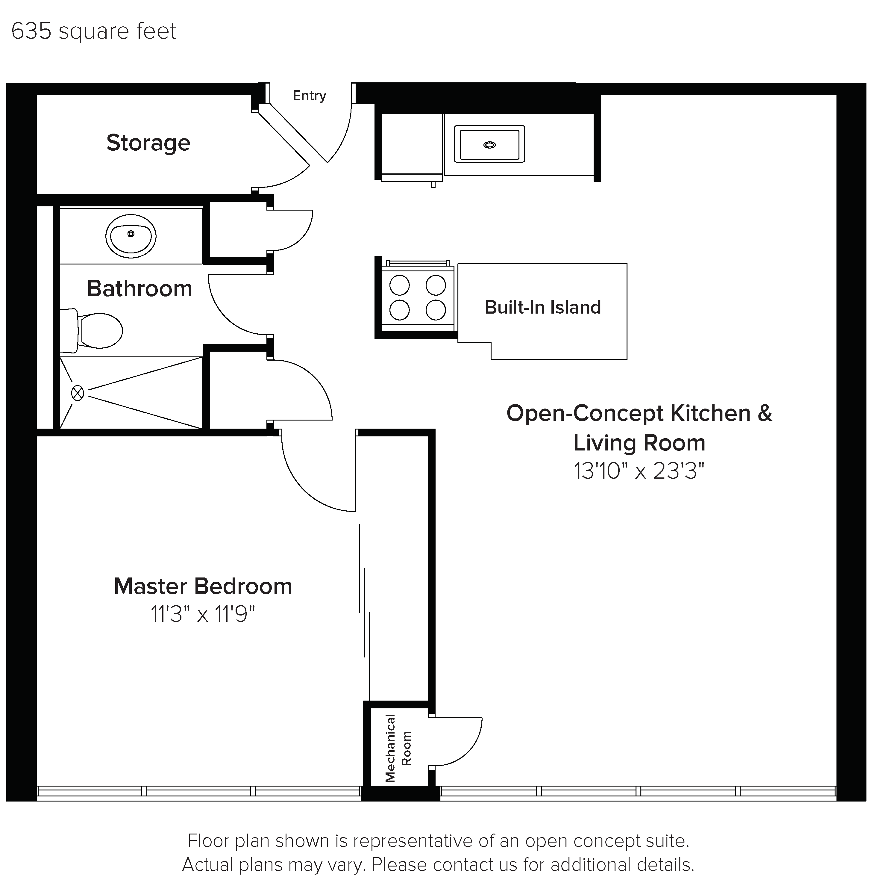 Floor Plans Of Lucliff Place Apartments In Toronto On