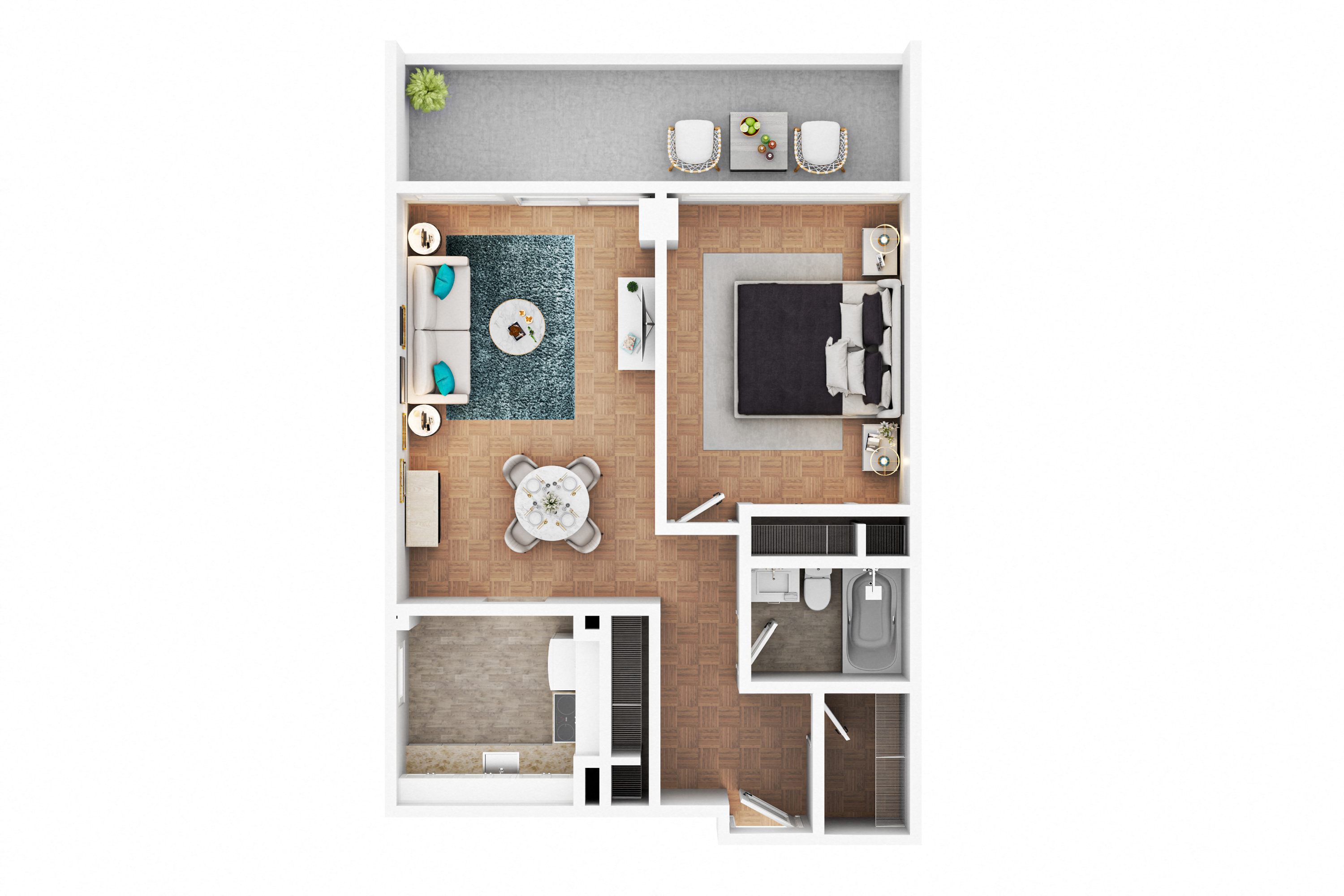 One Bedroom A