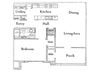 1 Bed 1 Bath