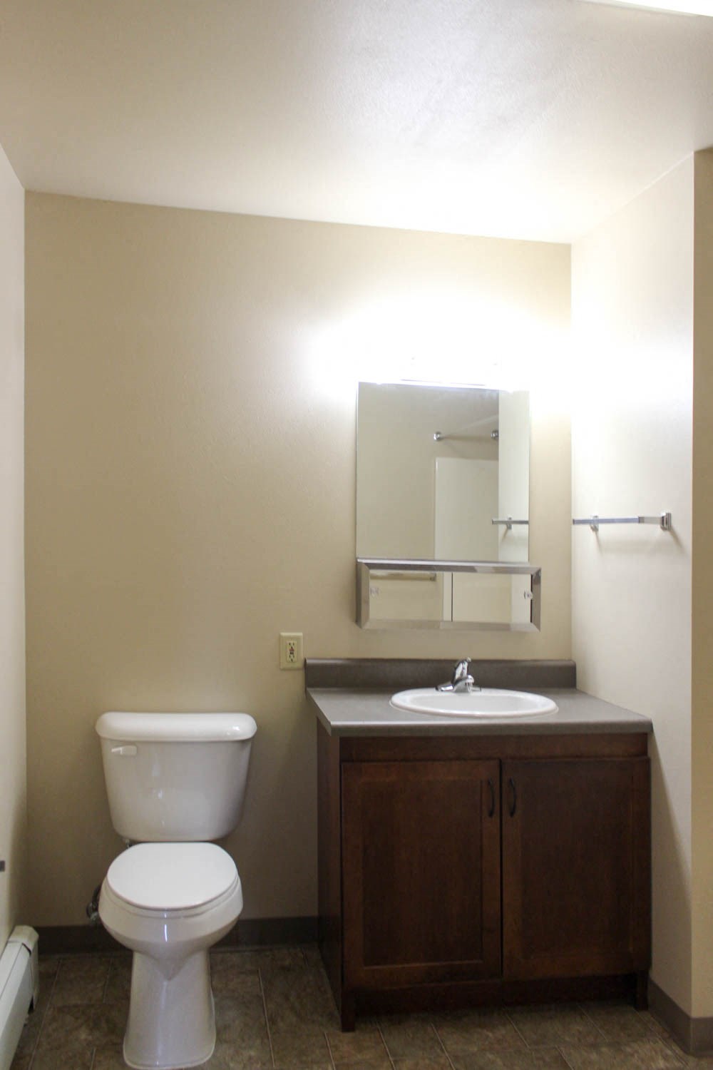 a small bathroom with a toilet and a sink