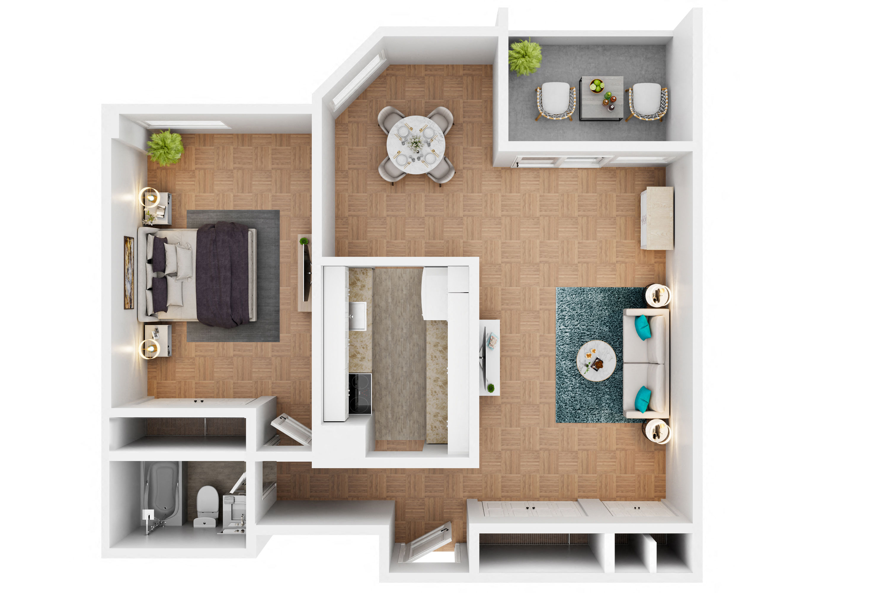1-Bedroom,-Suite-4