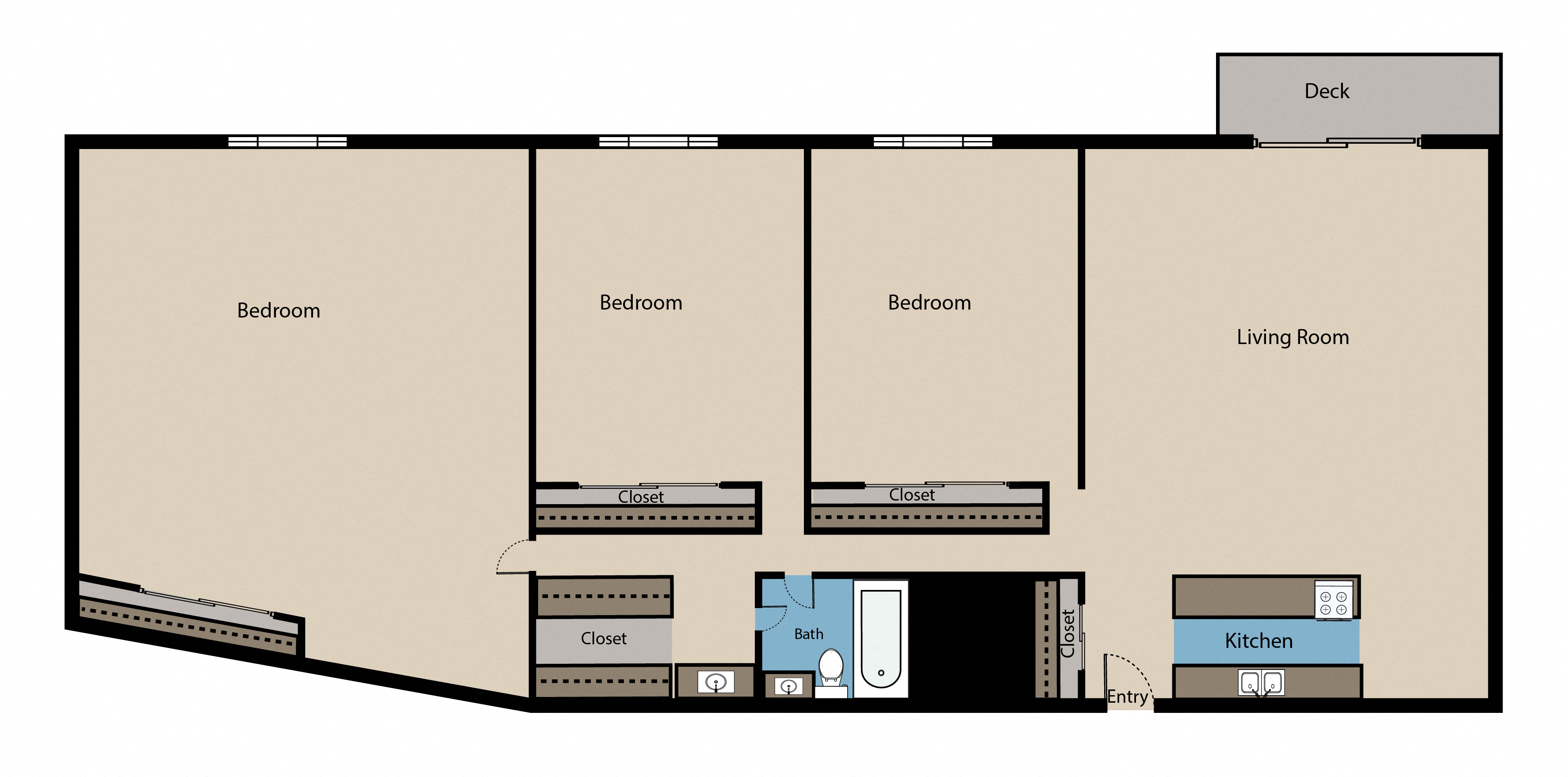 Three Bedroom Deluxe