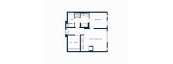 One Bedroom Apartment Floor Plan