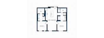Two Bedroom Apartment Floor Plan