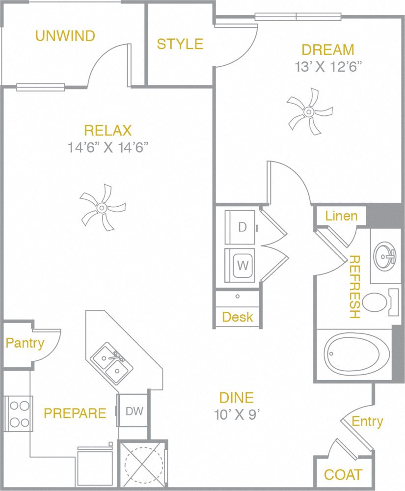 A1U A1 Floor Plan 2