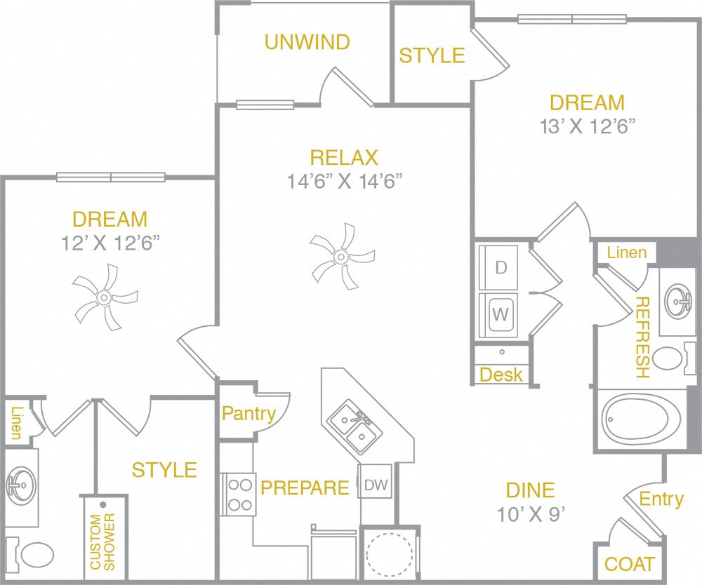 B1U B1 Floor Plan 4