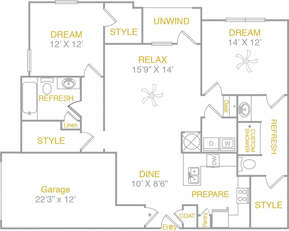 B2LG B2 Garage Floor Plan 6