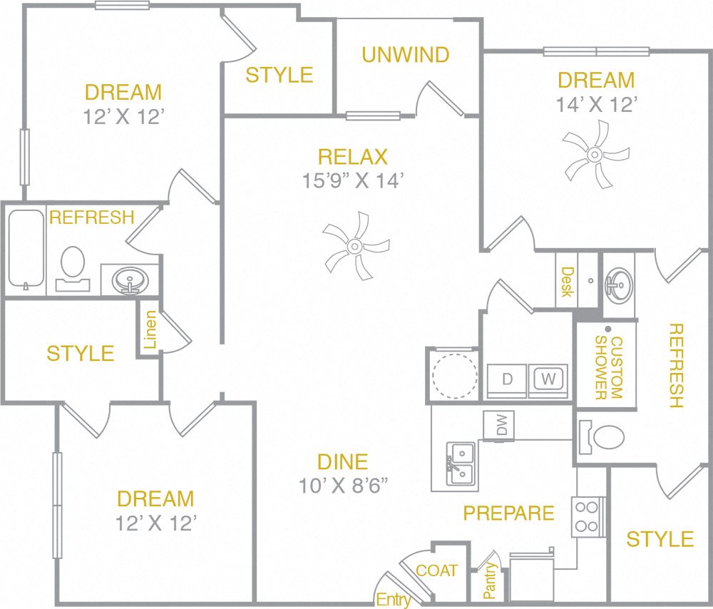 C1 C1 Floor Plan 5