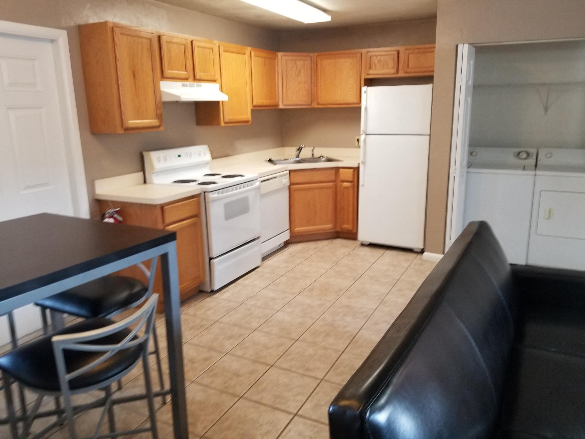 Kitchen and Living Room in Quad