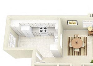1 Bedroom Downstairs