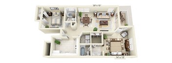 2 Bedroom Downstairs