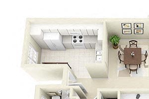 1st Floor 3 Bedroom Townhouse