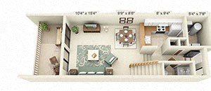 1 Bedroom Large Both Floors 1 Bedroom Large Both Floors