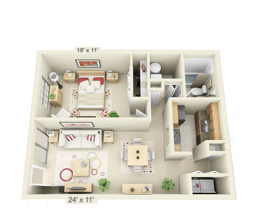 Floor Plans of Summerlin at Winter Park Apartments in Winter Park, FL