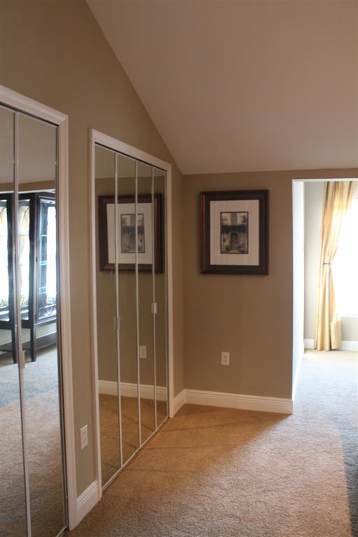Bedroom with spacious closets