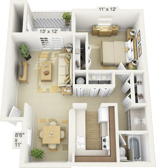 Standard One Bedroom