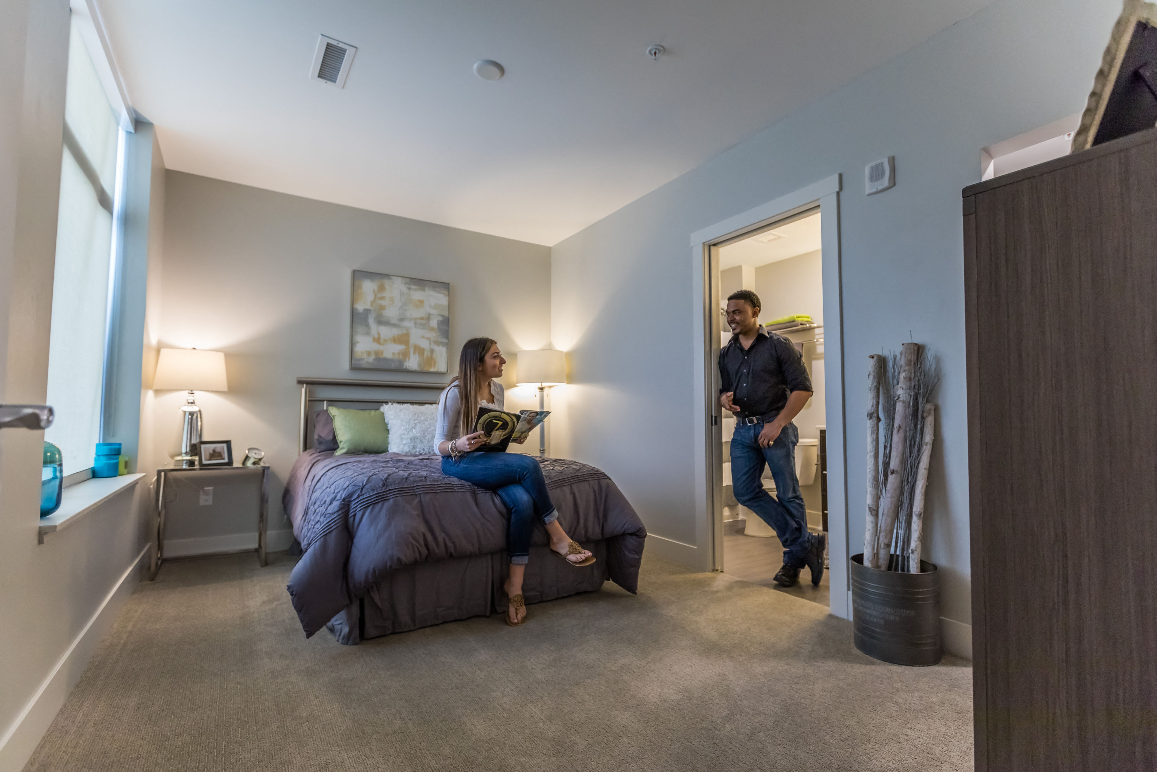 Spacious Bedroom at Arena Place Apartments