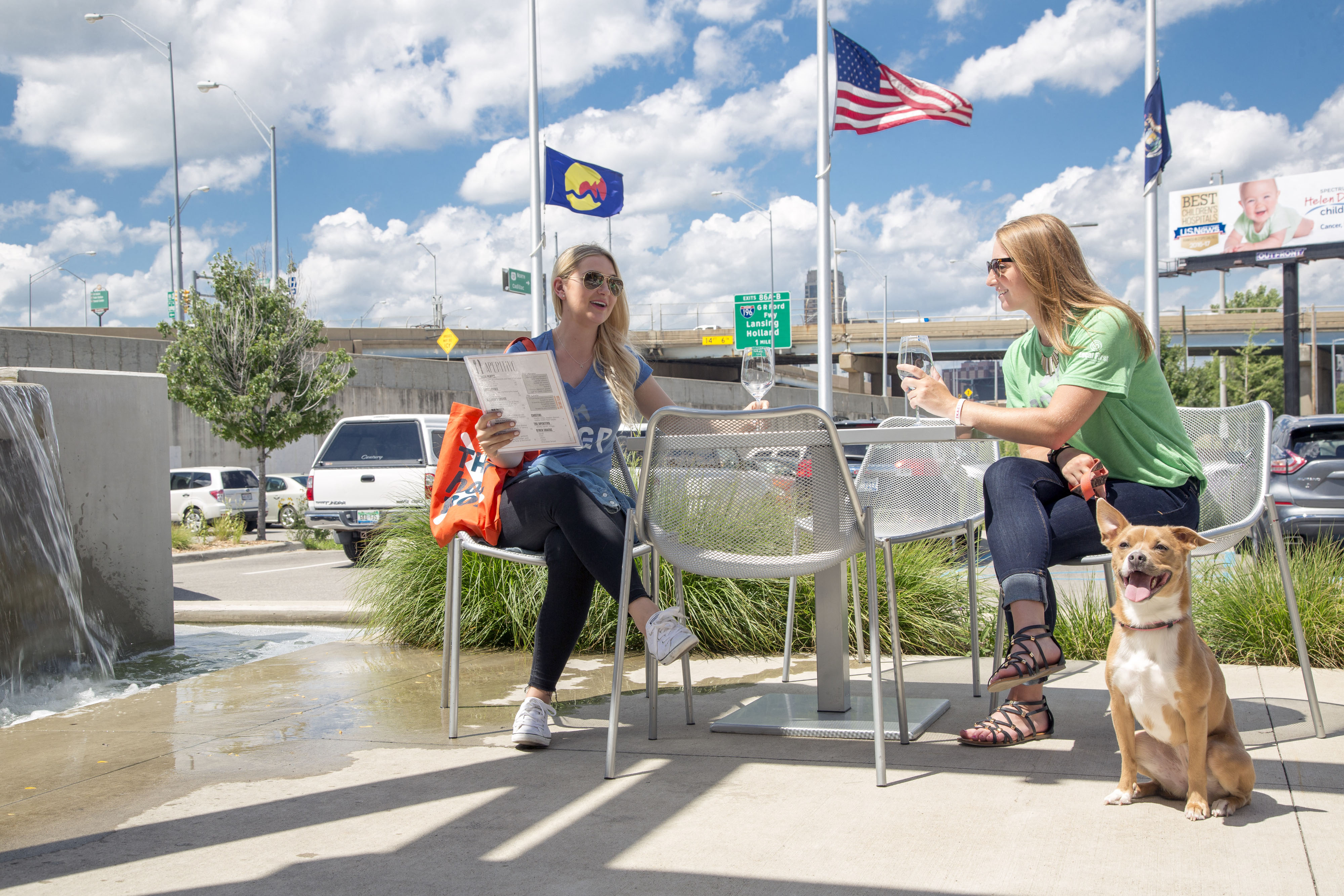 Outdoors at Downtown Market near Arena Place Apartments